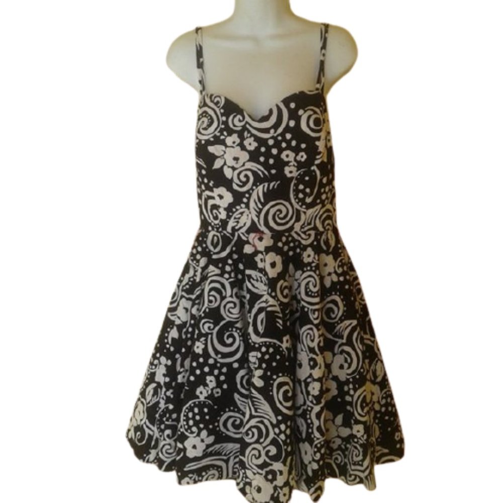 Vintage  Floral Dress Vest Set 13-14 NWT